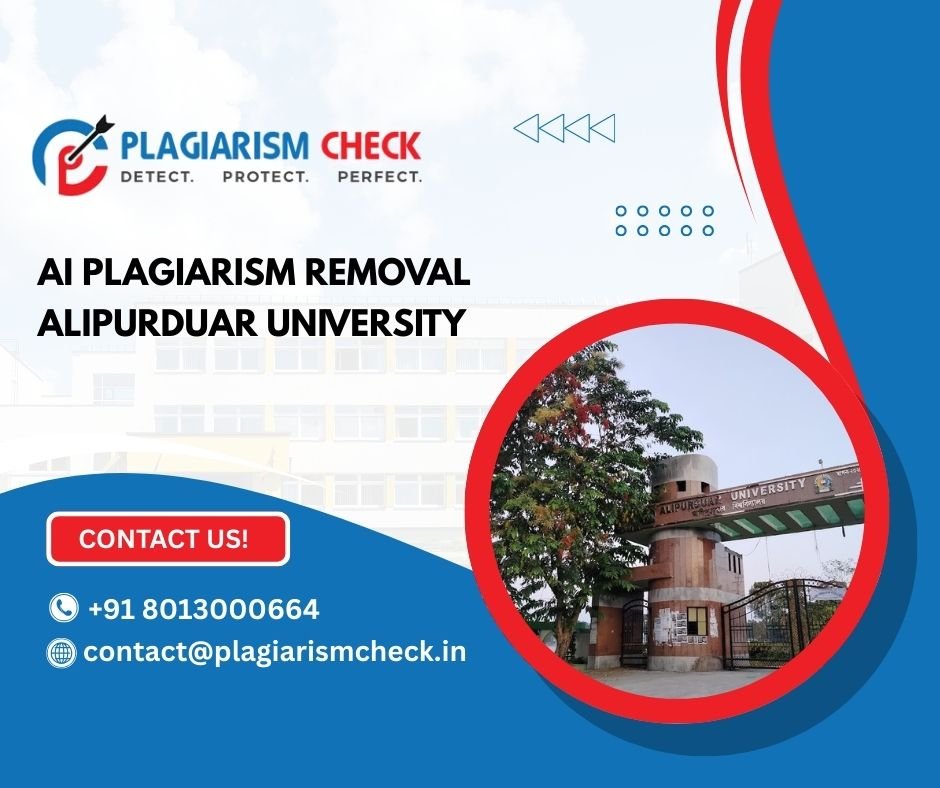 AI plagiarism removal Alipurduar University