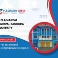 AI plagiarism removal Bankura University