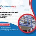 AI plagiarism removal Darjeeling Hills University