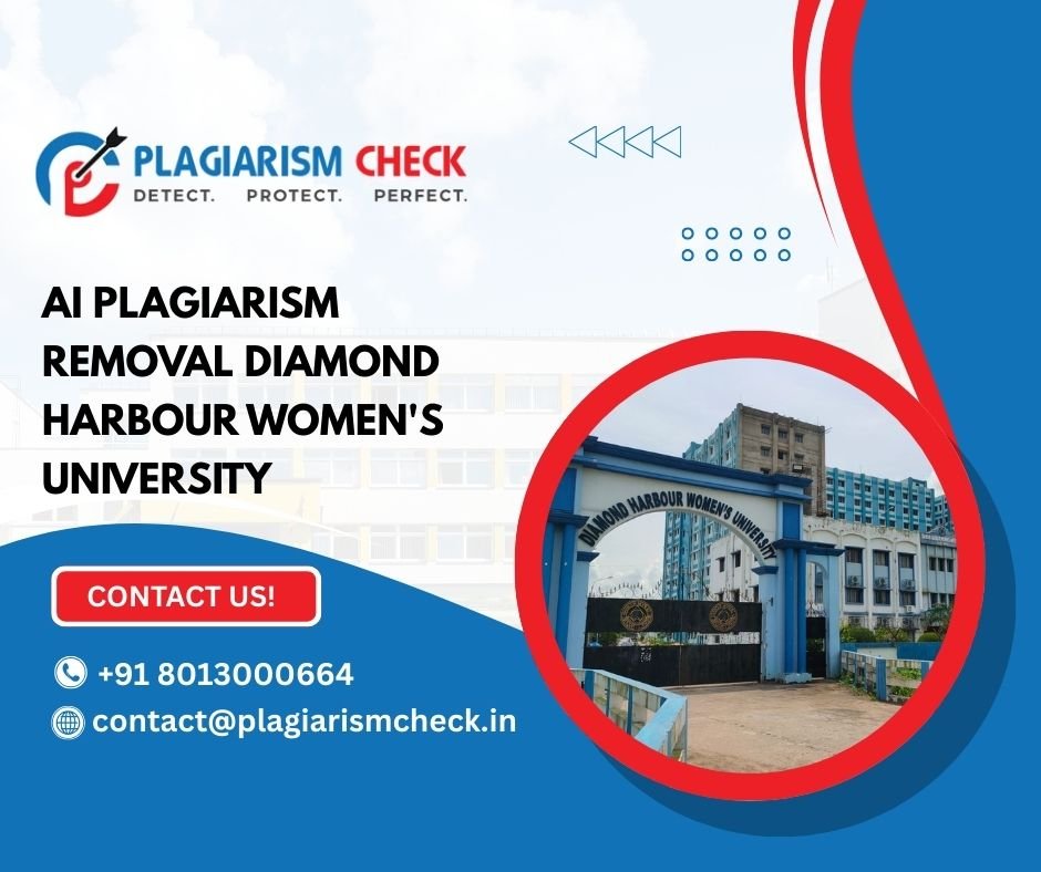 AI plagiarism removal Diamond Harbour Women's University