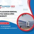 AI plagiarism removal Netaji Subhas Open University