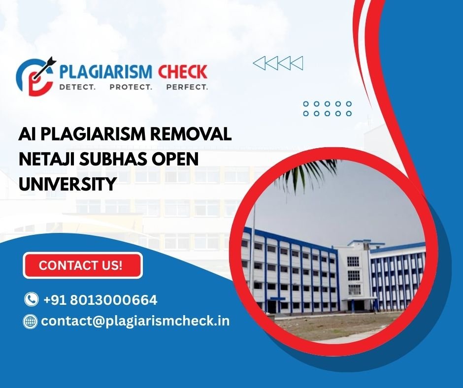 AI plagiarism removal Netaji Subhas Open University