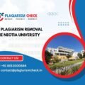 AI plagiarism removal The Neotia University