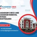 Plagiarism check and Plagiarism removal services Chhattisgarh