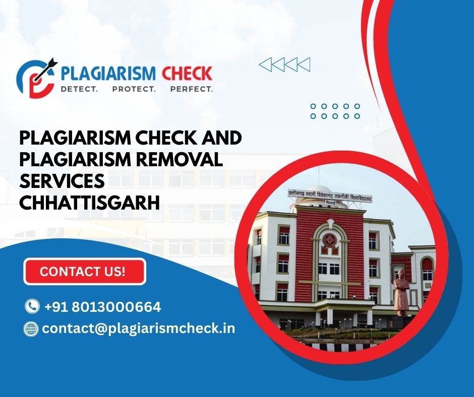 Plagiarism check and Plagiarism removal services Chhattisgarh