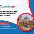 Plagiarism check and Plagiarism removal services Goa