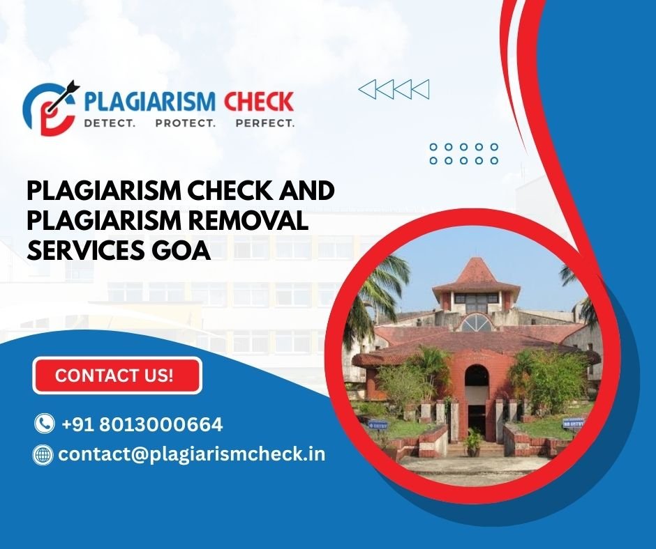 Plagiarism check and Plagiarism removal services Goa