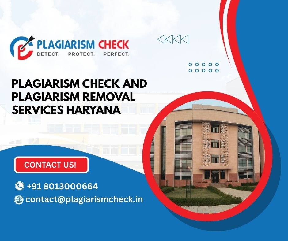 Plagiarism check and Plagiarism removal services Haryana