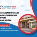 Plagiarism check and Plagiarism removal services Maharashtra