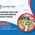 Plagiarism check and Plagiarism removal services Punjab