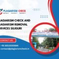 Plagiarism check and Plagiarism removal services Siliguri