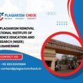 AI Plagiarism Removal National Institute of Science Education and Research (NISER) Bhubaneswar