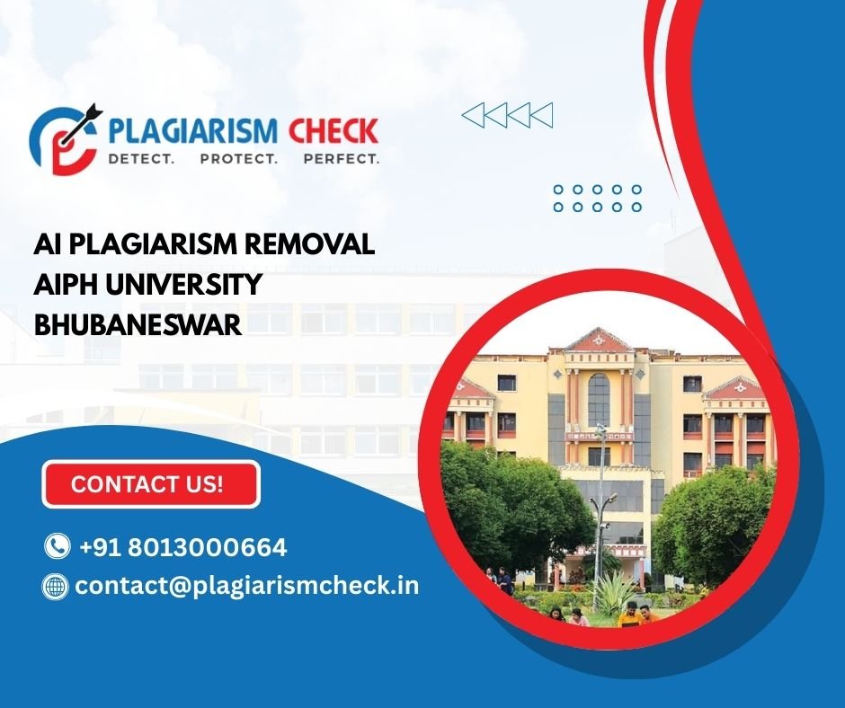 AI plagiarism removal AIPH University Bhubaneswar