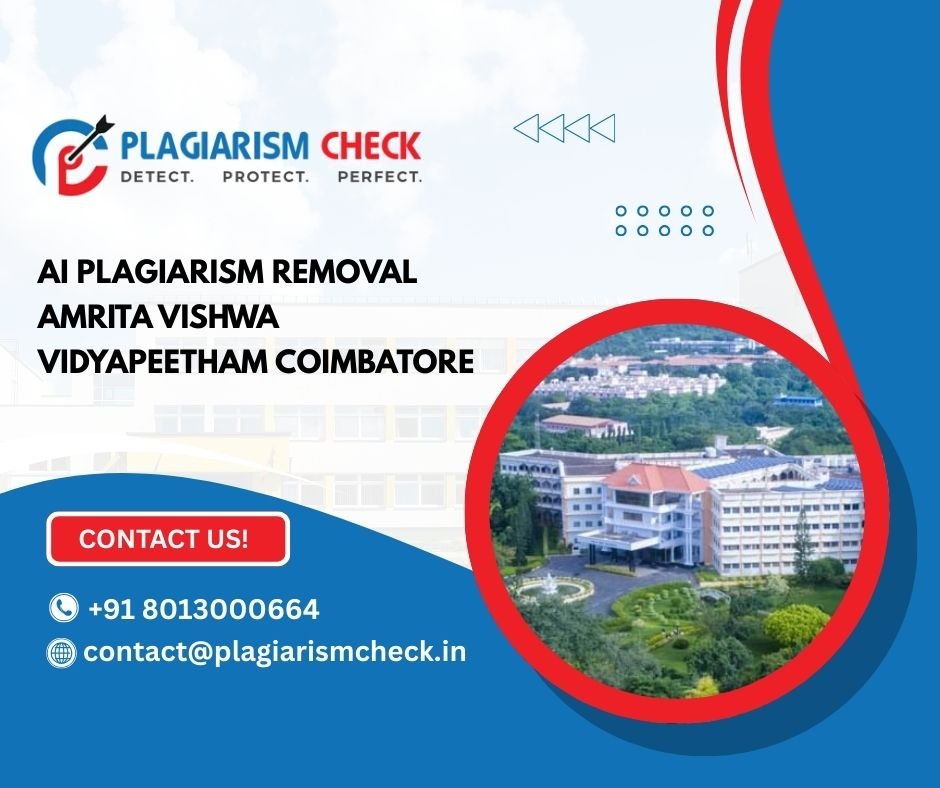 AI plagiarism removal Amrita Vishwa Vidyapeetham Coimbatore