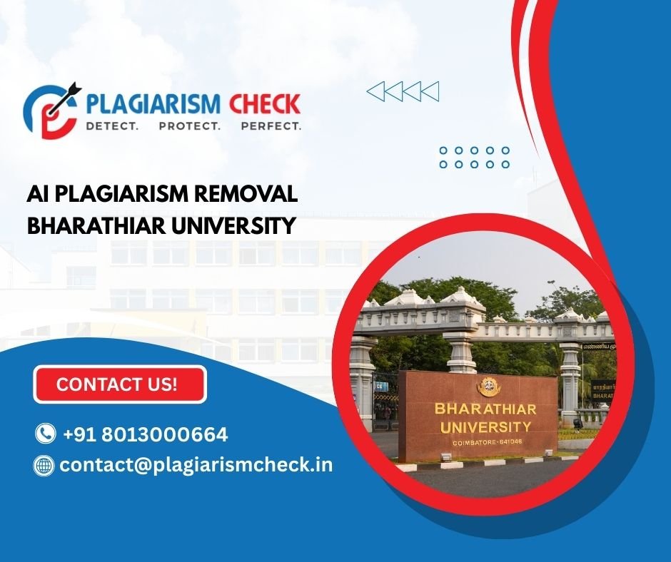 AI plagiarism removal Bharathiar University
