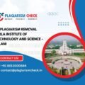 AI plagiarism removal Birla Institute of Technology And Science - Pilani