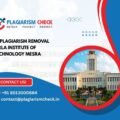 AI plagiarism removal Birla Institute of Technology Mesra
