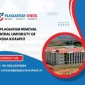 AI plagiarism removal Central University of Odisha Koraput