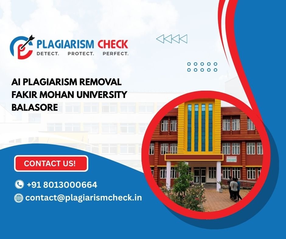 AI plagiarism removal Fakir Mohan University Balasore