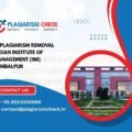 AI plagiarism removal Indian Institute of Management (IIM) Sambalpur