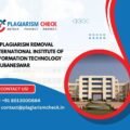 AI plagiarism removal International Institute of Information Technology Bhubaneswar