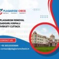 AI plagiarism removal Jagadguru Kripalu University Cuttack
