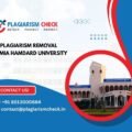 AI plagiarism removal Jamia Hamdard University