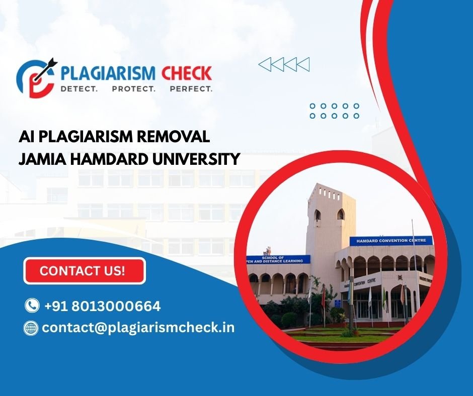 AI plagiarism removal Jamia Hamdard University