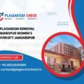 AI plagiarism removal Jamshedpur Women's University Jamshedpur
