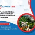 AI plagiarism removal Kalinga Institute of Industrial Technology Bhubaneswar