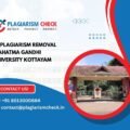 AI plagiarism removal Mahatma Gandhi University Kottayam