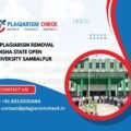 AI plagiarism removal Odisha State Open University Sambalpur