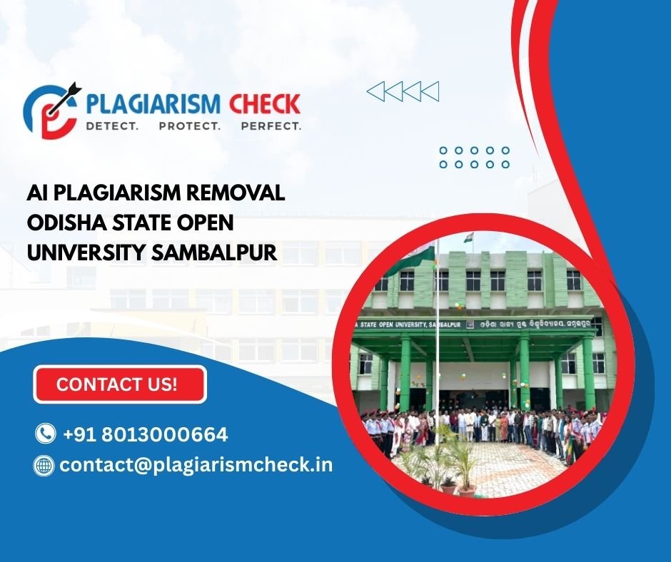 AI plagiarism removal Odisha State Open University Sambalpur