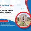 AI plagiarism removal Osmania University