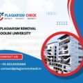 AI plagiarism removal Shoolini University