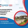 AI plagiarism removal Thapar Institute of Engineering & Technology