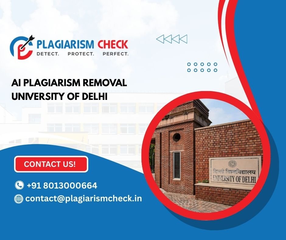 AI plagiarism removal University of Delhi