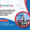 AI plagiarism removal Veer Surendra Sai Institute of Medical Sciences and Research Burla