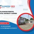 AI plagiarism removal Capital University Garhwa