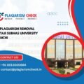 AI plagiarism removal Netaji Subhas University Ranchi
