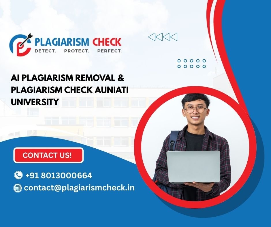 AI plagiarism removal & plagiarism check Auniati University