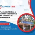 AI plagiarism removal & plagiarism check Central Tribal University of Andhra Pradesh