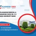 AI plagiarism removal & plagiarism check Dr. C.V. Raman University Bihar