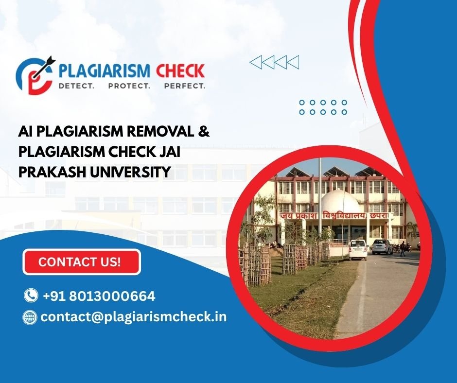 AI plagiarism removal & plagiarism check Jai Prakash University