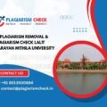 AI plagiarism removal & plagiarism check Lalit Narayan Mithila University