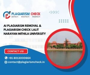 AI plagiarism removal & plagiarism check Lalit Narayan Mithila University