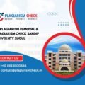 AI plagiarism removal & plagiarism check Sandip University Sijoul