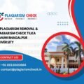 AI plagiarism removal & plagiarism check Tilka Manjhi Bhagalpur University