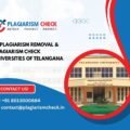 AI plagiarism removal & plagiarism check Universities of Telangana