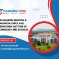 AI plagiarism removal & plagiarism check Anil Neerukonda Institute of Technology and Sciences